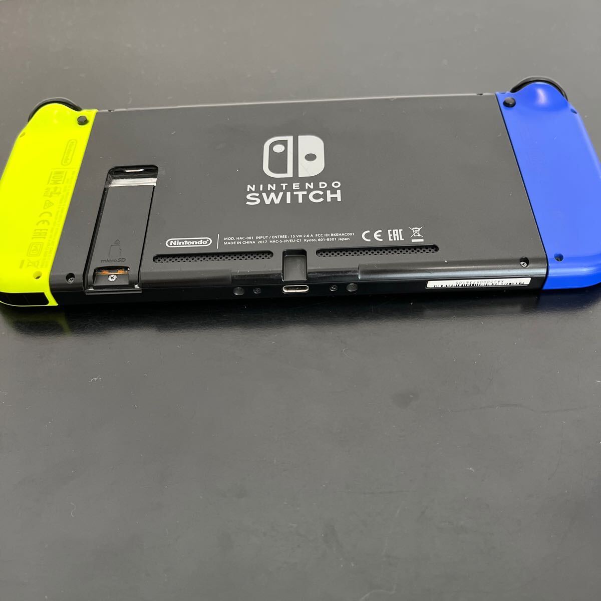 ジャンク品　任天堂switch 本体　初期化済み　ニンテンドースイッチ Nintendo ネオンイエロー　ブルー_画像8