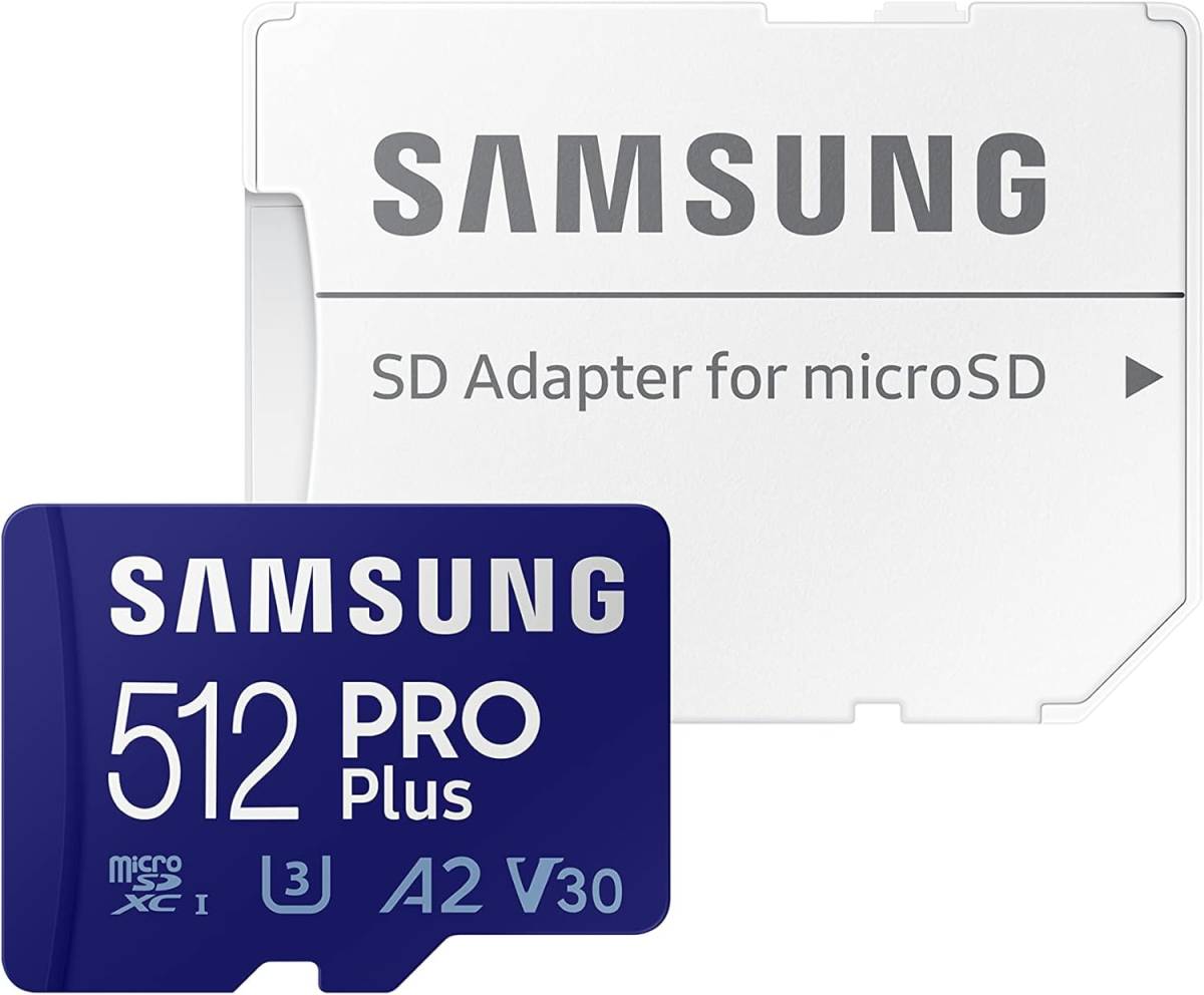 * стандартный товар гарантия *Samsung microSD карта PROPlus 512GB UHS-I Class10 A2 V30 4K соответствует адаптор есть 