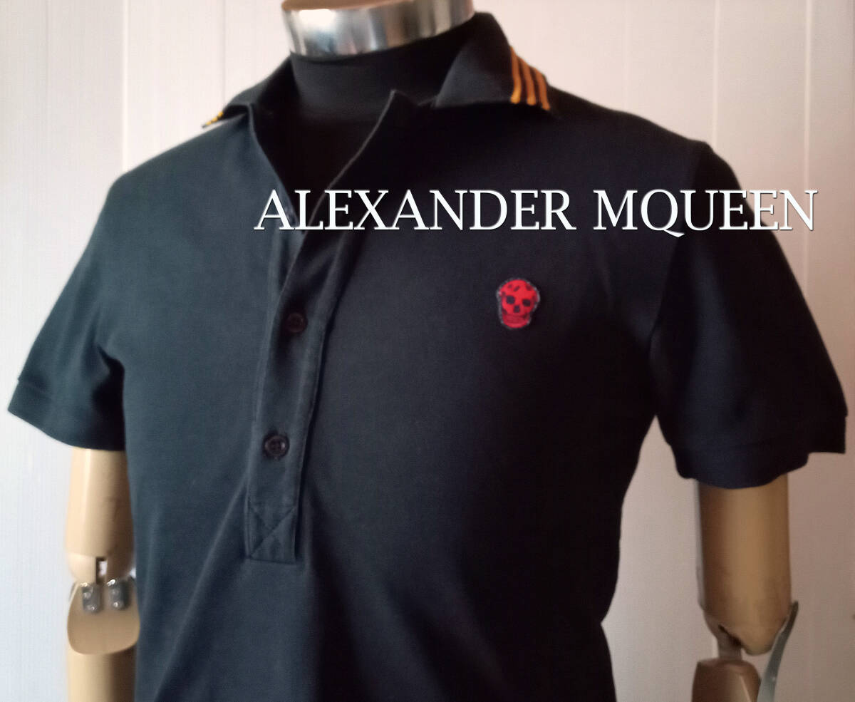  beautiful goods Alexander McQueen. polo-shirt with short sleeves XS