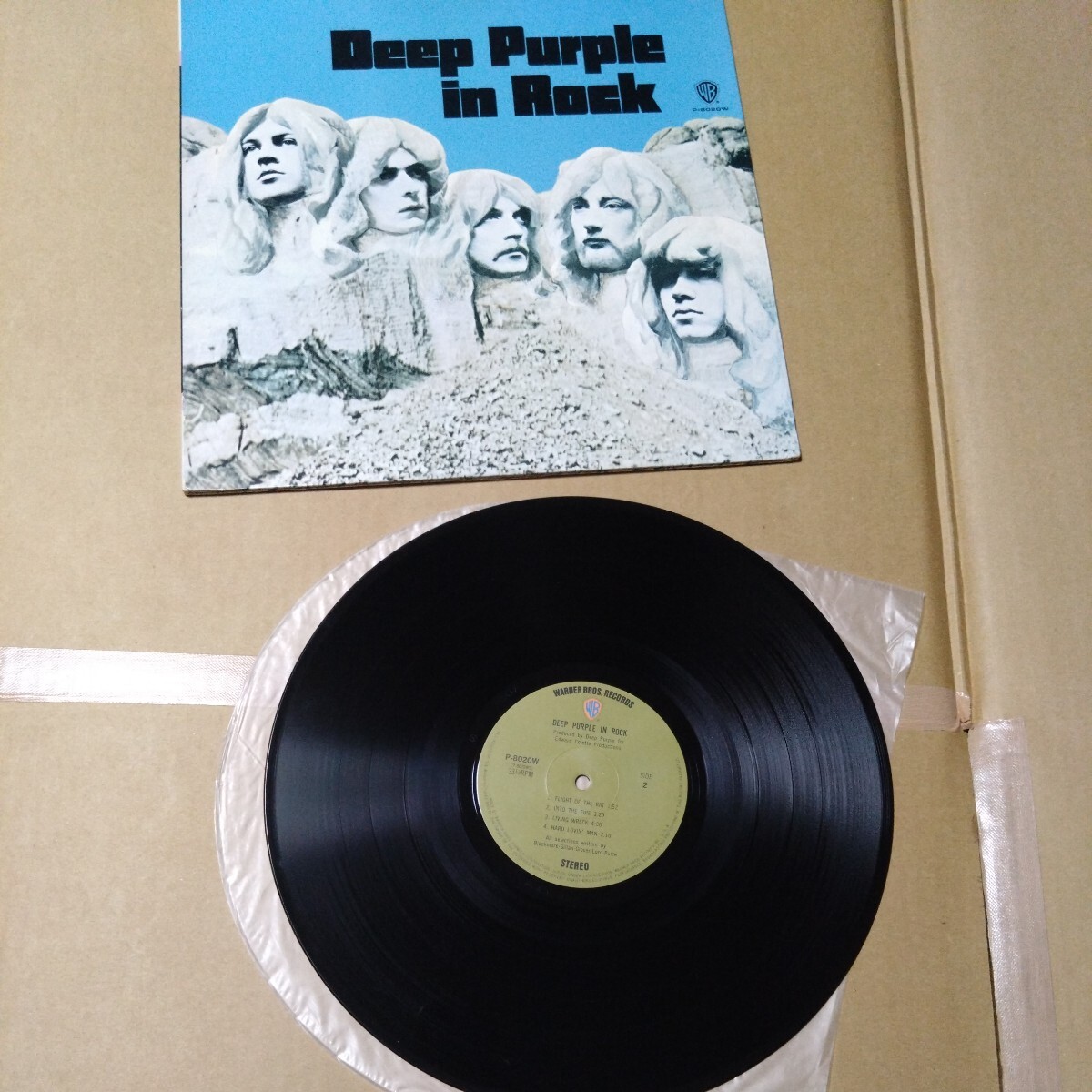 レコード LP ディープパープル DEEP PURPLE レッドツェッペリン RED ZEPPELIN ファイアーボール インロック ライブインパリ の画像6