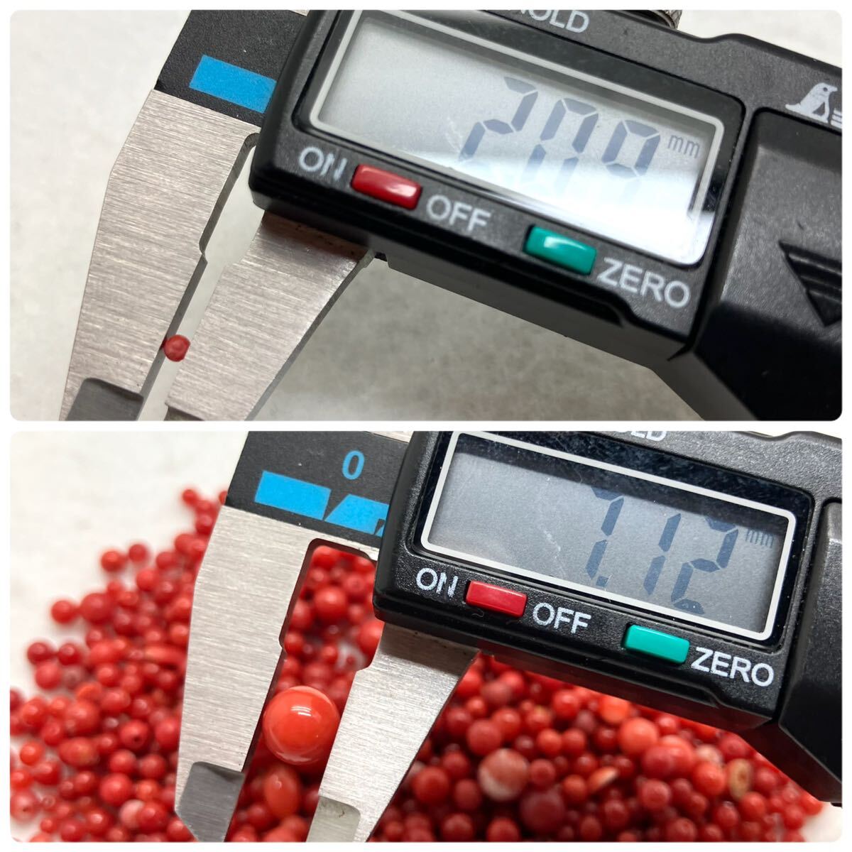 300ct!![... summarize ]m approximately 60g loose unset jewel size approximately 2.0~7.0mm jewelry coral coral coral san . red circle sphere parts parts 