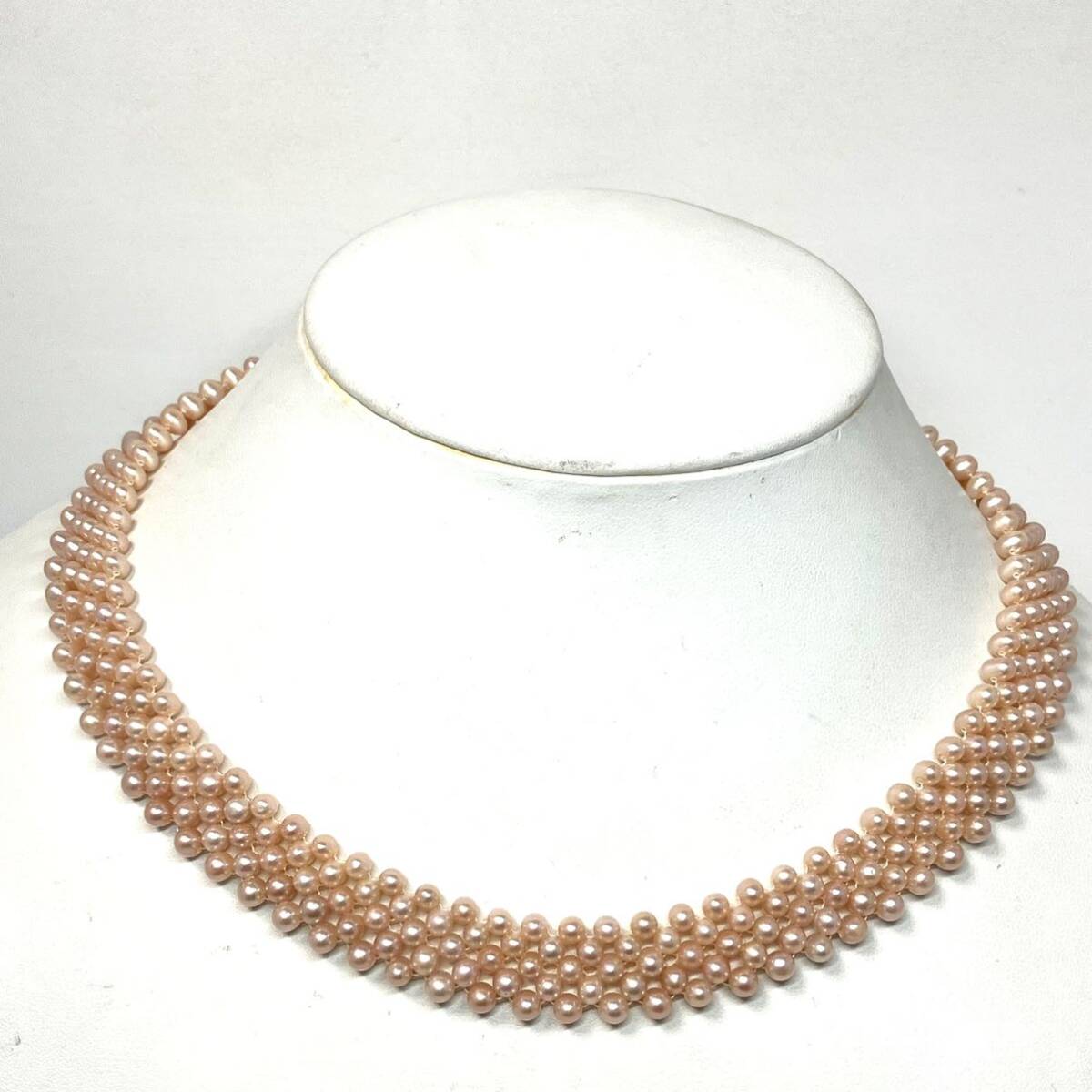 チョーカー!!［淡水パールネックレス］m 約38.8g pearl jewelry necklace ジュエリー accessory アクセサリー DA0/DA0_画像1