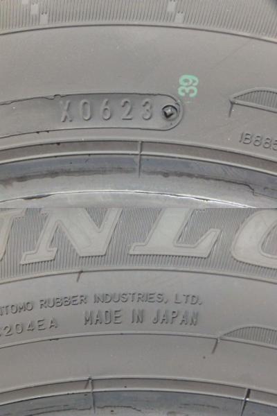 新品 夏タイヤ 175/70R14 23年製 ダンロップ EC204 中古ホイール 5.5J-14 4H 100 +42 サマー セット アクア ヤリス フィット 白河_画像4