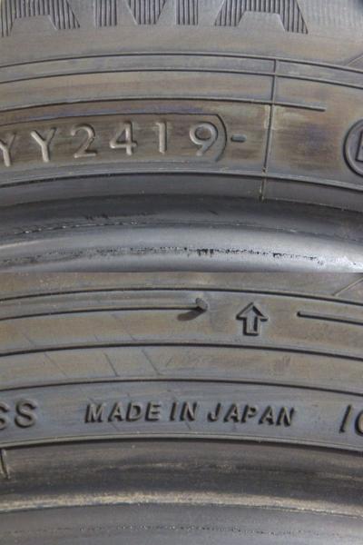 冬組 新品アウトレット 185/60R15 ヨコハマ IG60 ＆ 中古 ヨコハマアルミ 6.0J-15 5/100 シエンタ 等に 限定1台 4本セット 白河_画像4