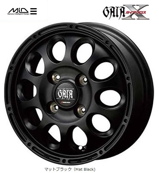 取寄せ品 MID ガイアクロス GAIA-X 4.0B+42 ナンカン FT-9 2023年 145/80R12LT 80/78N RWL 145R12 6PR TV2 1 TT1 TT2 現行 サンバー_画像6