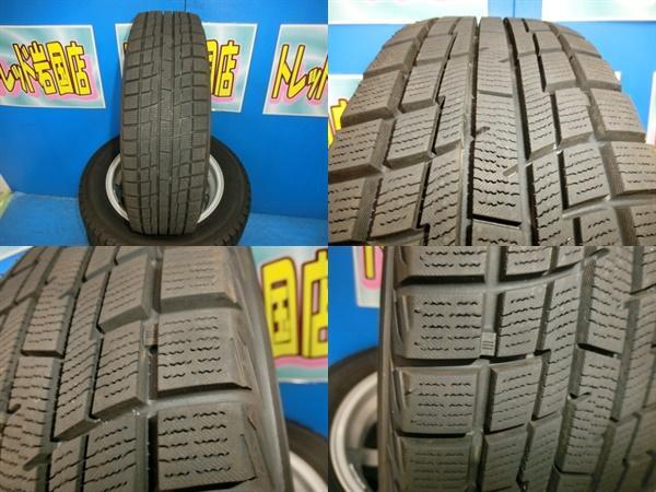 送料無料 中古 スタッドレス ヨコハマ プラクティバアイス BP02 155/65R13 73Q ホイール 4本 オッティ ワゴンR キャロル ルークス_画像3