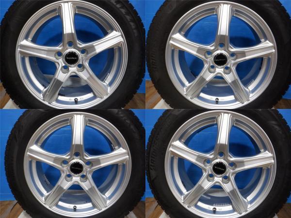 【中古スタッドレス4本セット】カムリ クラウン HS 等 バルミナ VR5 17x7J+40 5H114.3 + ブリヂストン BLIZZAK VRX3 215/55R17_画像2