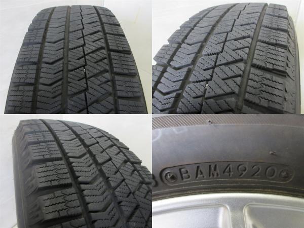 中古 2020年製 ブリヂストン ブリザック VRX2 195/65R16 92Q + エコフォルム 16インチ 6.0J +40 4H100 武蔵村山 ライズ ロッキー_画像7