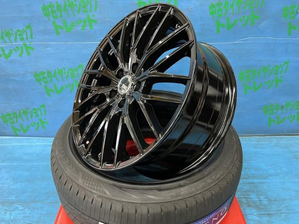 エスティマ オデッセイ 225/45R18 新品夏タイヤアルミ 4本SET価格 【送料無料】 夏タイヤ レグノ GRV II +アルミ VENES FS01 GBK 本庄_画像2