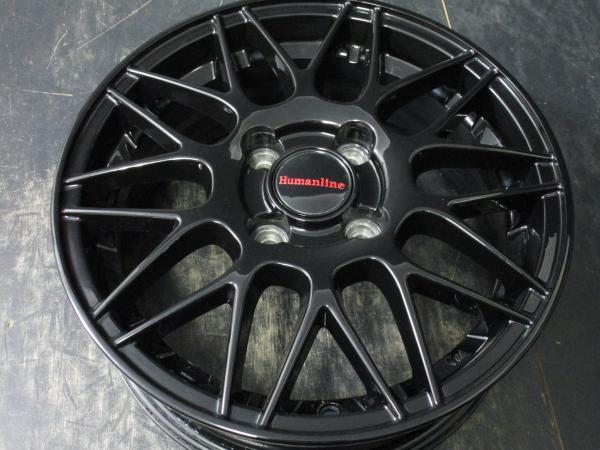 アクア ポルテ シエンタ ヒューンラインHM02 5.5J-14+38 100 ダンロップ エナセーブEC204 175/70R14 新品タイヤ 須賀川店頭取付OK_画像5