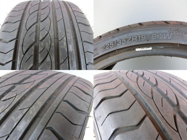 225/35R19 中古 サマータイヤ 4本 SET 格安 輸入 centara VANTI HP 2021年製 225/35/19 225/35-19 225-35-19 インチアップ 岡崎_画像4