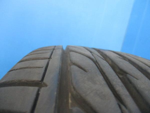 1本 2021年製 中古 夏 サマータイヤ ダンロップ ENASAVE EC204 185/65R15 88S bB ティーダ ノート フリード デミオ などに_画像3