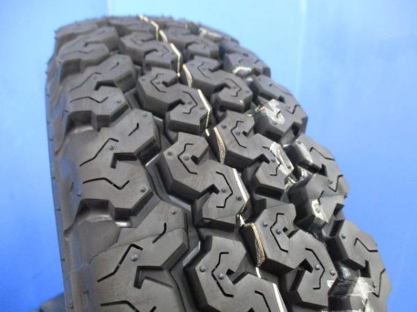 4本 軽バン 軽トラ エブリィ ハイゼット N-VAN 12インチ 4穴 新品 黒 アルミ 夏用 ゴツゴツ 145/80R12 国産 ブリヂストン 24年製_画像3