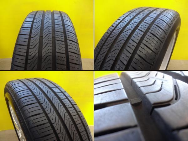 オデッセイ ヴェゼル 中古夏タイヤ 215/55R17 2020年製 中古アルミ 7J +55 5H114.3 ティアナ 車検用 転がし用 インチダウン 埼玉_画像8