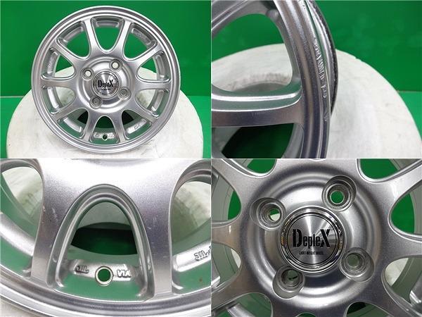 N-BOX タント スペーシア ワゴンR フレア AZワゴン 中古 Deplex 13インチ 新品 ブリヂストン 145/80R13 ミラ ホンダ スズキ ダイハツ_画像2