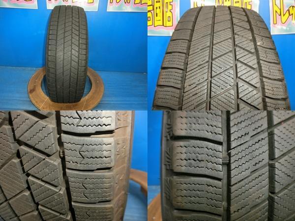 送料無料 中古 スタッドレス ブリヂストン ブリザック VRX3 195/65R15 91Q ホイール 4本 ヴォクシー ステップワゴン エスクァイア_画像6