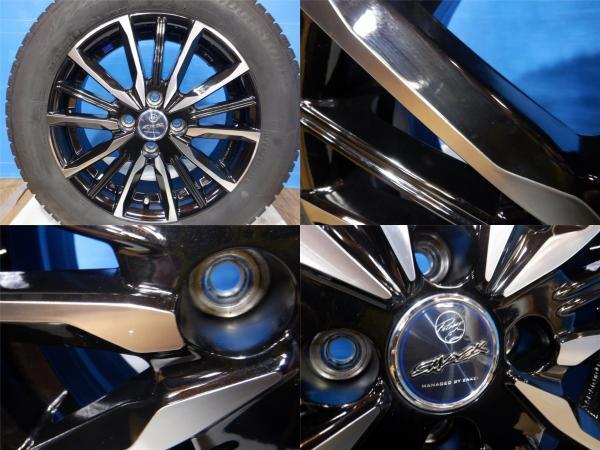 【中古スタッドレス4本セット】185/60R15 ブリヂストン VRX2 + SMACK 15x5.5J+40 4H100 アクア ヴィッツ スイフト フィールダー 等 各_画像7