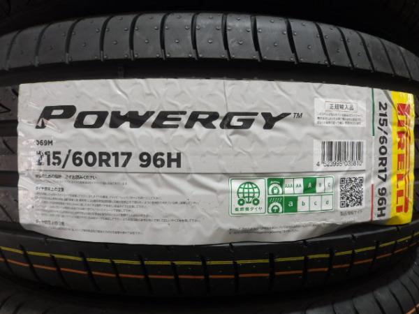 新品 夏タイヤ付 215/60R17 96H 22年製 ピレリ 低燃費 POWERGY 美品 中古ホイール Aspire FX 7.0J-17 5H 114.3 +48 夏セット 白 C-HR エス_画像2