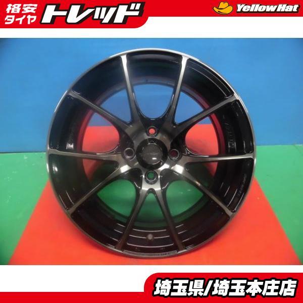 送料無料 4本セット 16インチ ホイール weds ウェッズ wedsSPORT ウェッズスポーツ SA-10R 6.5j 4H100 +48 ノート ロードスター 本庄_画像1