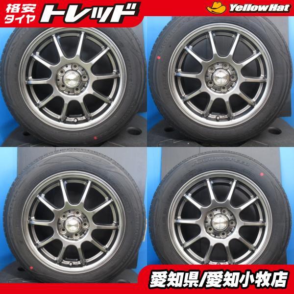 170系 シエンタ 4本 ガンメタ 15インチ 5H 5穴 PCD 100 新品 185/60R15 夏タイヤ 夏用 中古 アルミホイールセット ！！の画像1