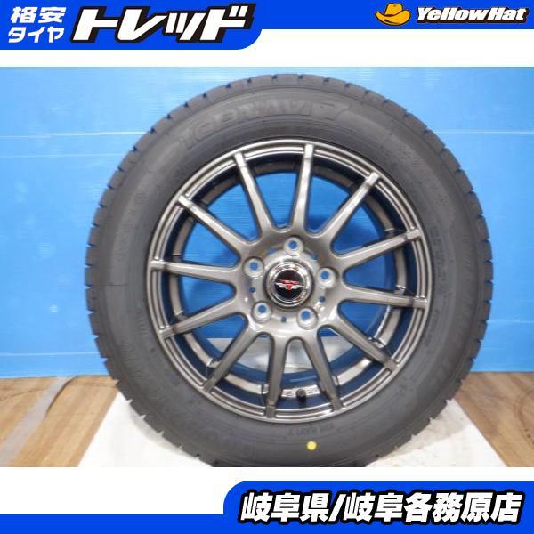 【中古ホイール+新品スタッドレス4本】フリード フリード+ 185/65R15 Weds TEAD 15x6J+52 5H114.3 + グッドイヤー アイスナビ7 各_画像1