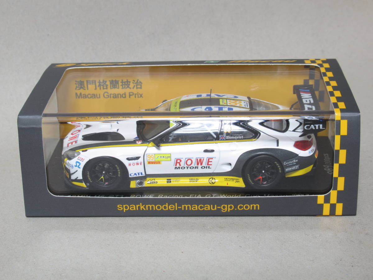 BMW M6 GT3 ローヴェレーシング #99 T.ブロンクビスト　FIA GT ワールドカップ マカオ 2017_画像3