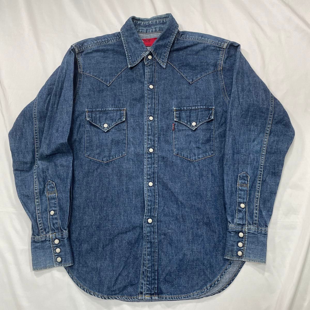 【Mサイズ】Levi’s RED TAB デニムシャツ  リーバイス インディゴ デニム デニムウエスタンシャツ アメカジ