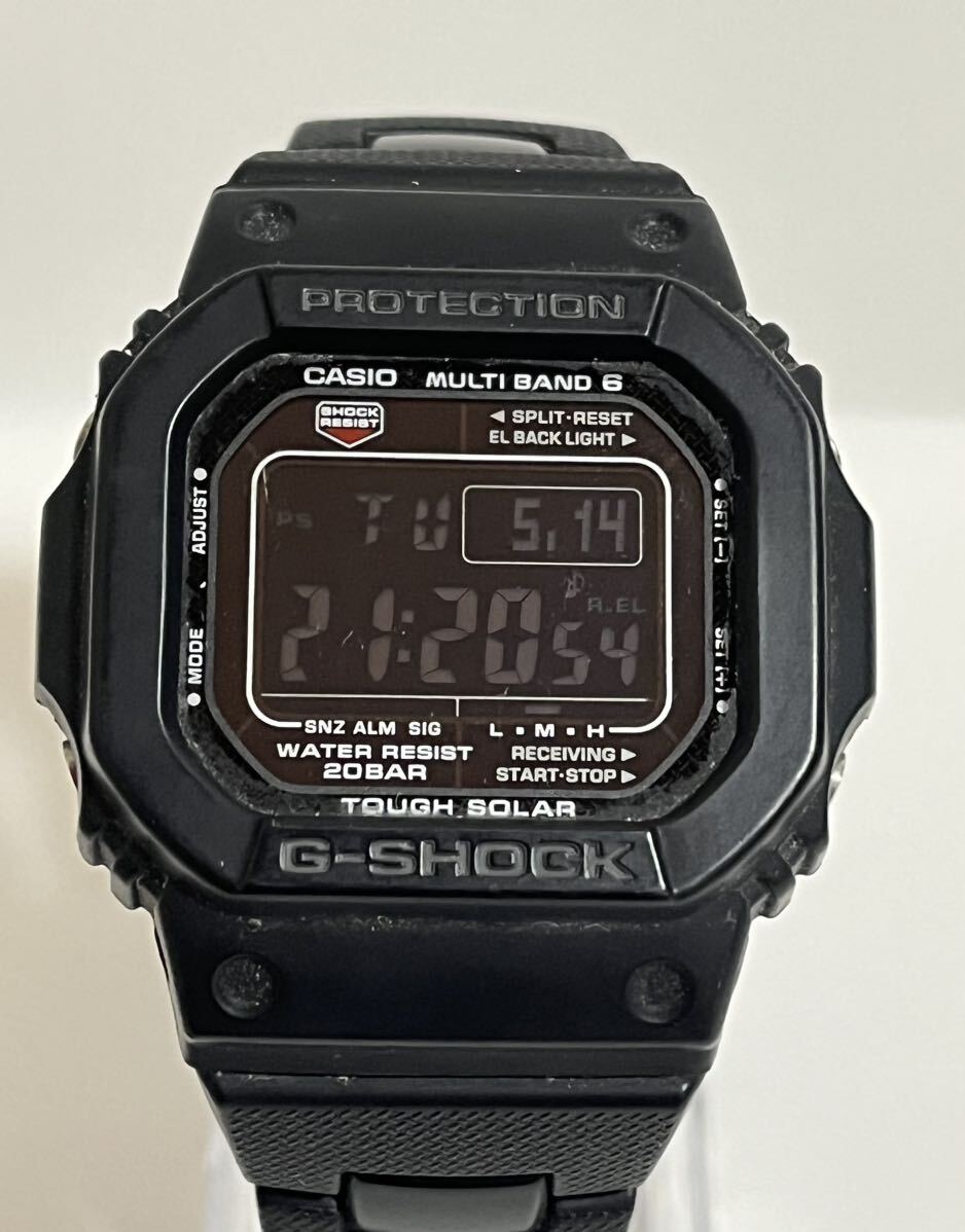CASIO G-SHOCK PROTECTION GW-M5610BC カシオ ジーショック Gショック タフソーラー 腕時計 デジタル ブラック 稼働品_画像2
