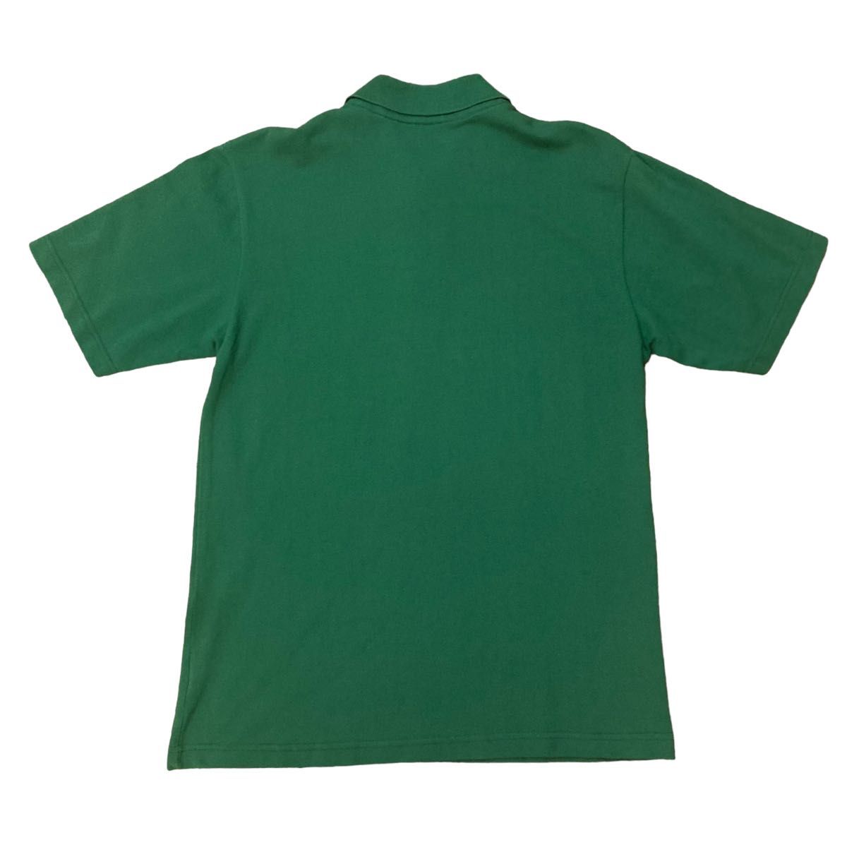 【ダックス】DAKS ポロシャツ 半袖 ゴルフ スポーツ 刺繍 ロゴ グリーン M相当
