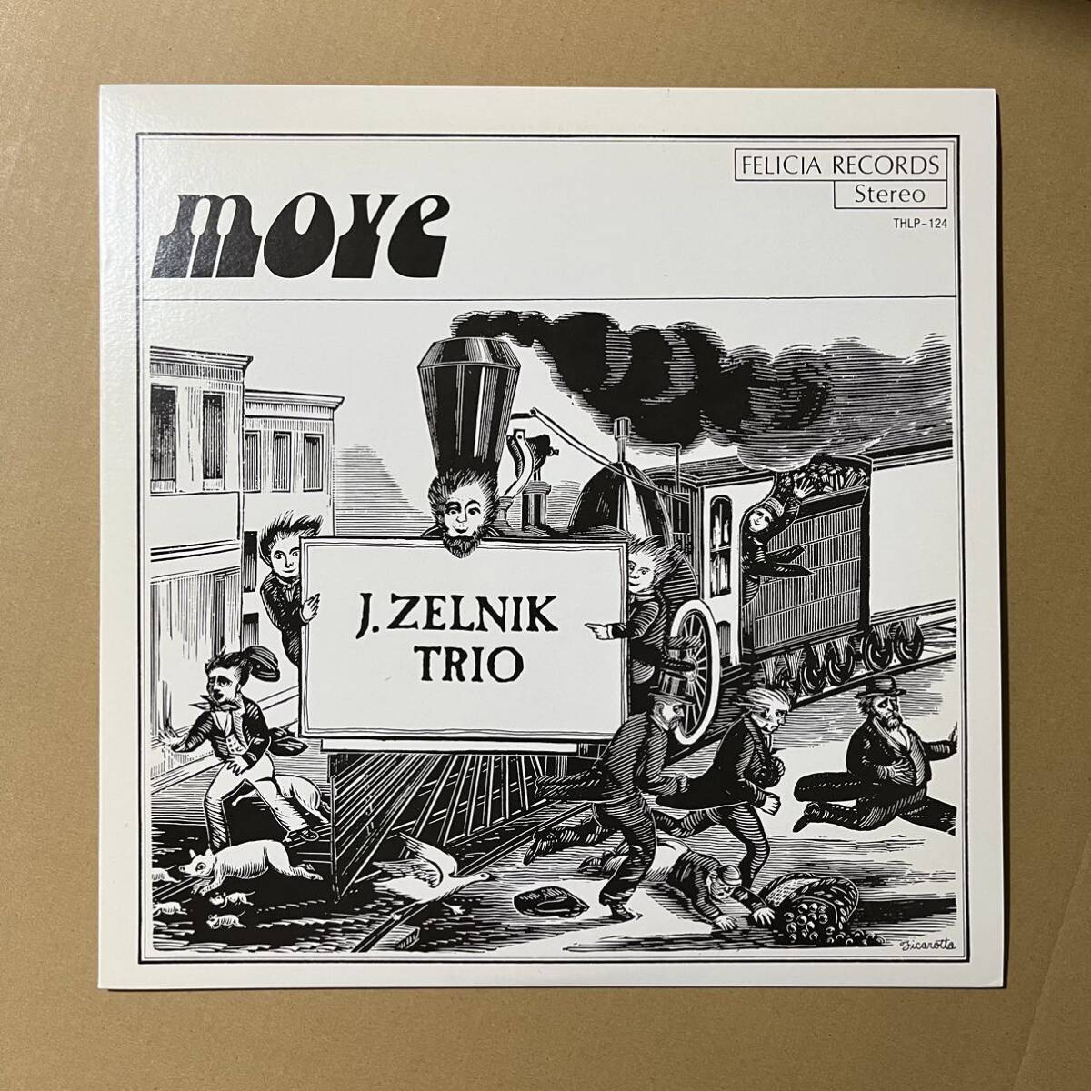  beautiful record / 180g weight record / height sound quality / J. Zelnik Trio / Move