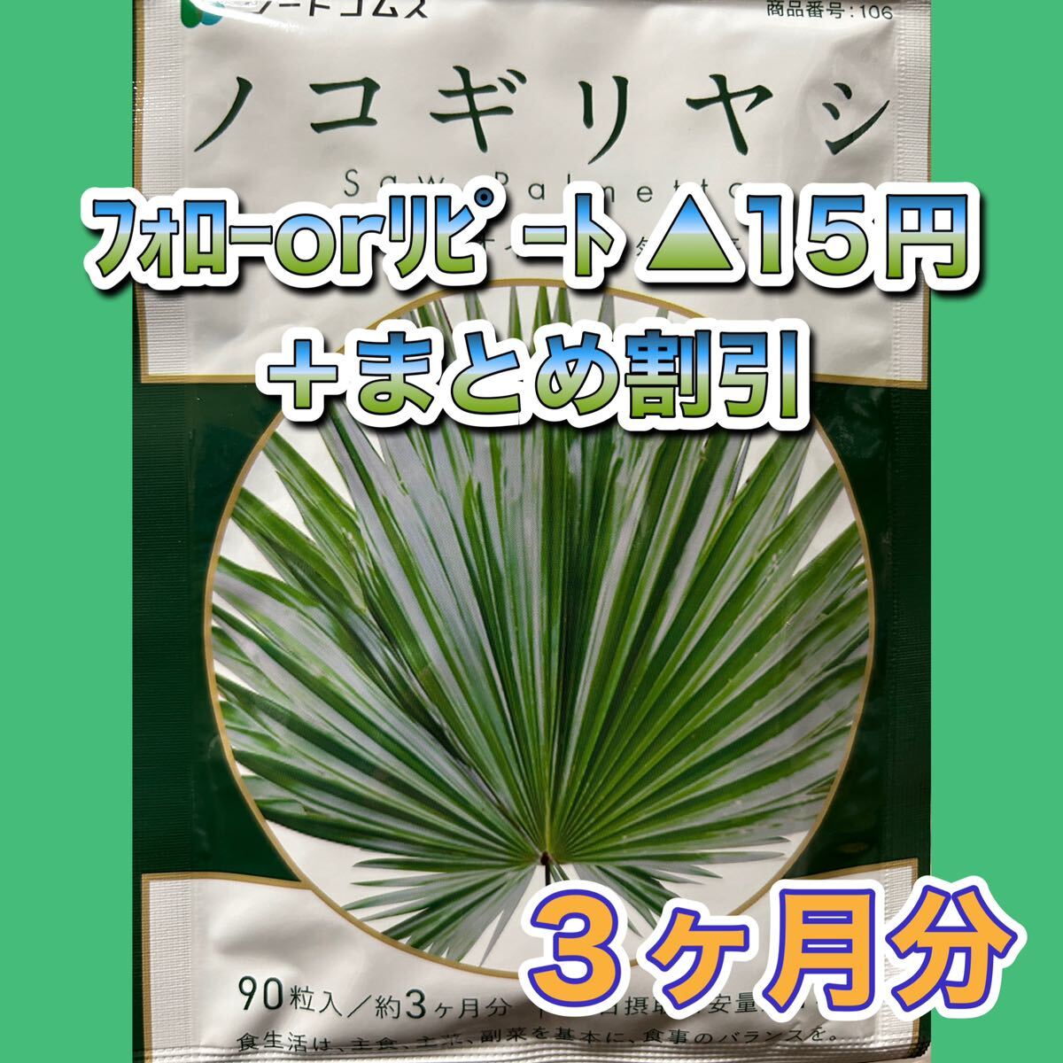 1200★ノコギリヤシ★シードコムス●3カ月