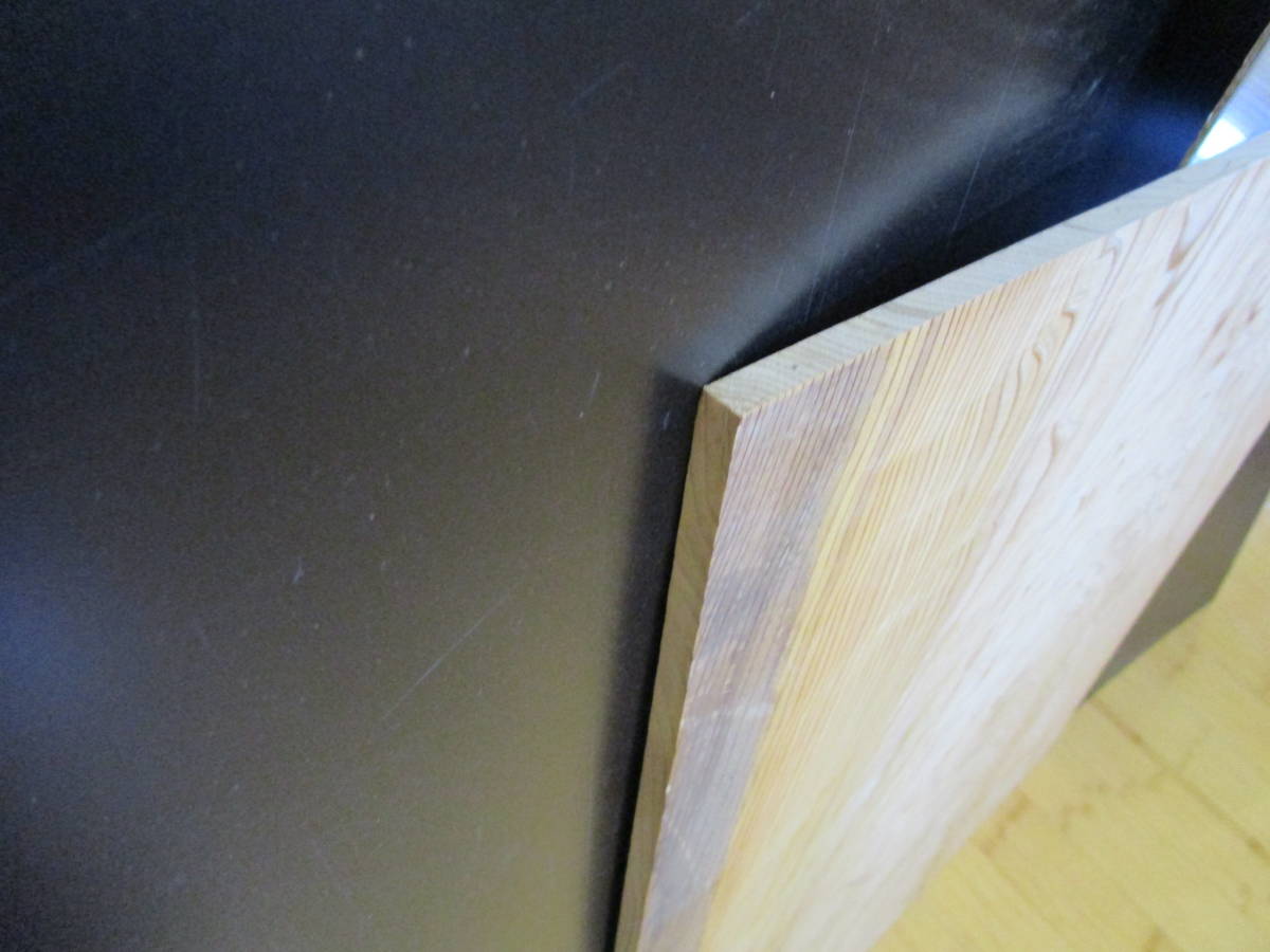 b1942 杉●約79.7㎝×67.5cm×厚1cm☆無垢板１枚板 木材 板 DIY 板材 天板 棚板 テーブル 看板 花台など種類豊富！_画像3