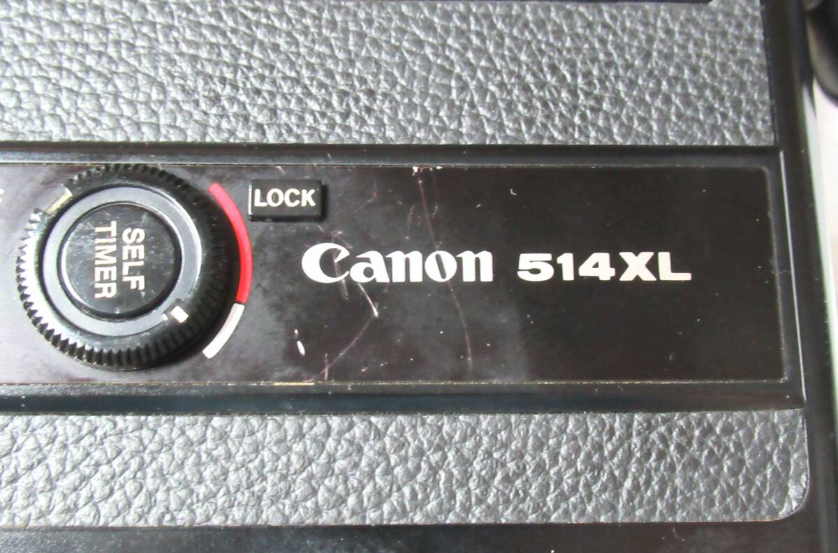 [ electrification has confirmed, junk ]Canon / Canon 514XL 8 millimeter film camera CANON ZOOM LENS C-8sine camera Movie camera 