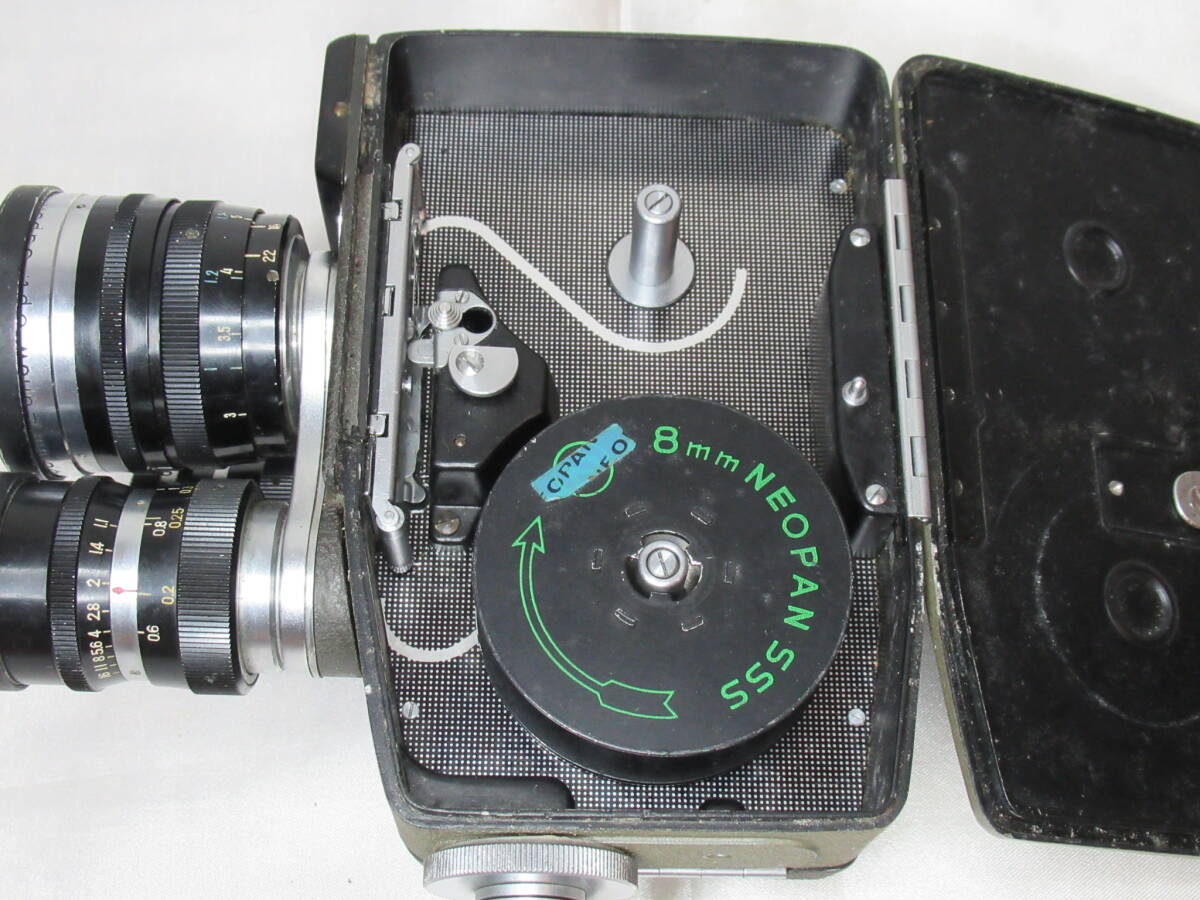 【通電確認済み】ELMO / エルモ　8R-T　3眼　8ミリフィルムカメラ　シネカメラ　ムービーカメラ_画像7
