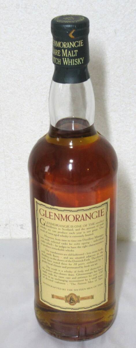 【未開栓！、元箱付き！】GLENMORANGIE / グレンモーレンジ　18年　750ml　43%　シングルハイランド　モルト　スコッチウイスキー_画像6