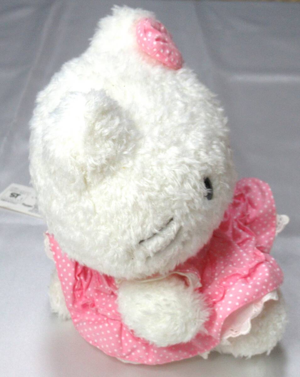 【タグ付き！】サンリオ　Hello Kitty　ハローキティ　エプロン　ピンク　水玉リボン　ぬいぐるみ　高さ：約20.0cm_画像8