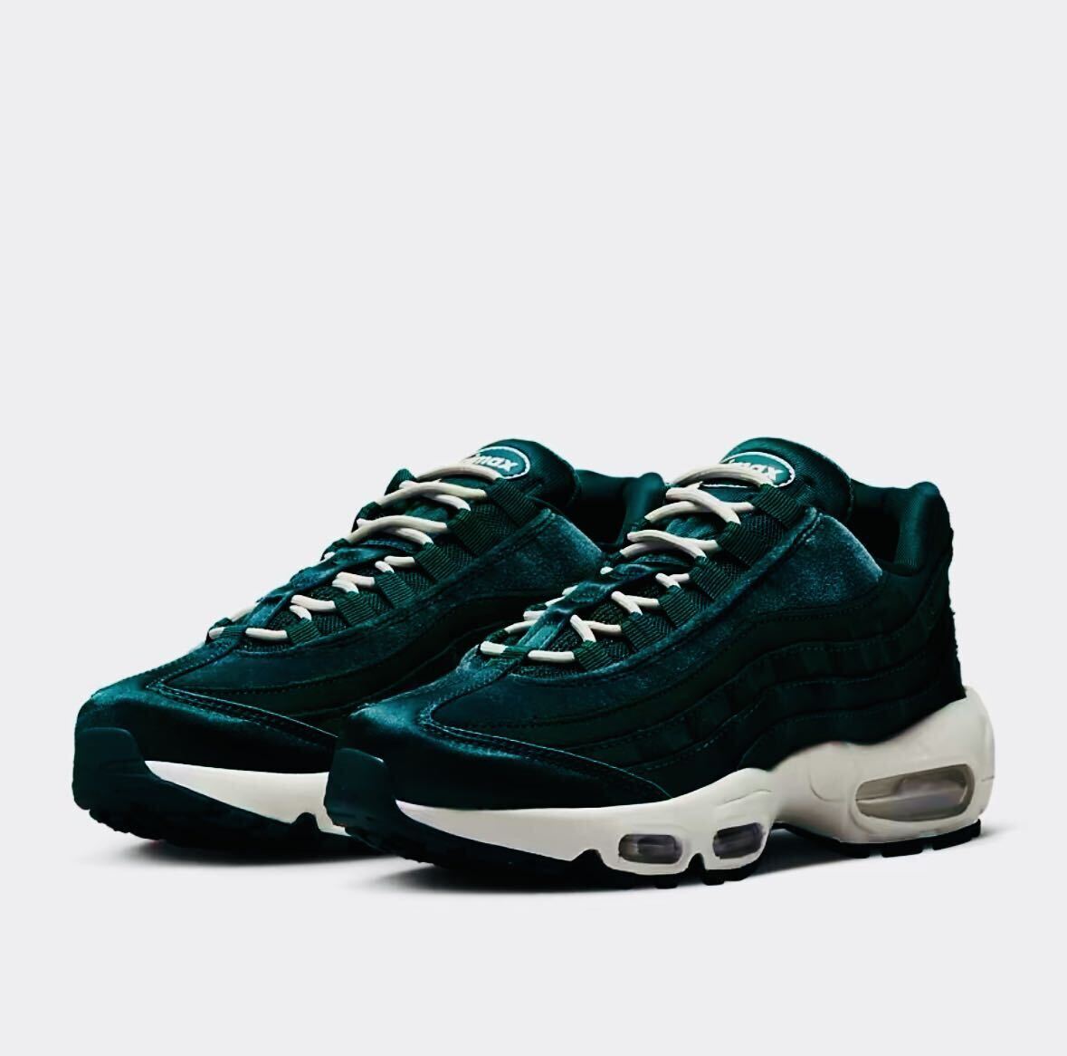 ☆送料込■新品28.0cm■ナイキ エア マックス95 AIR MAX 95 ダークアトミックティール【定価18700円】2023年製 ベルベット_画像9