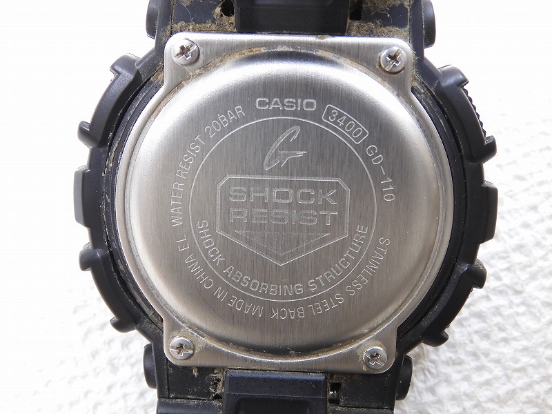 2405-0063●宝市/カシオ/G-SHOCK/G-8900A/GD-110/メンズ腕時計/2点組/CASIO/Gショック(梱包サイズ60)_画像4