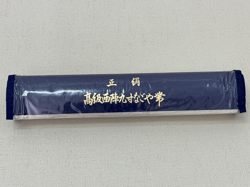 2405A-2041●関着/名古屋帯/西陣織/夏物/絽/花柄/新品/未仕立て/正絹/(梱包サイズ：60)_画像8