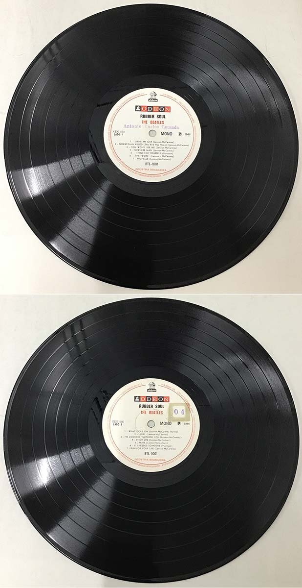 ビートルズ BEATLES「RUBBER SOUL」MONO ブラジル盤LP_画像3