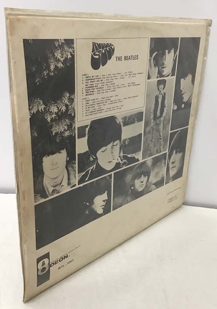 ビートルズ BEATLES「RUBBER SOUL」MONO ブラジル盤LP_画像5