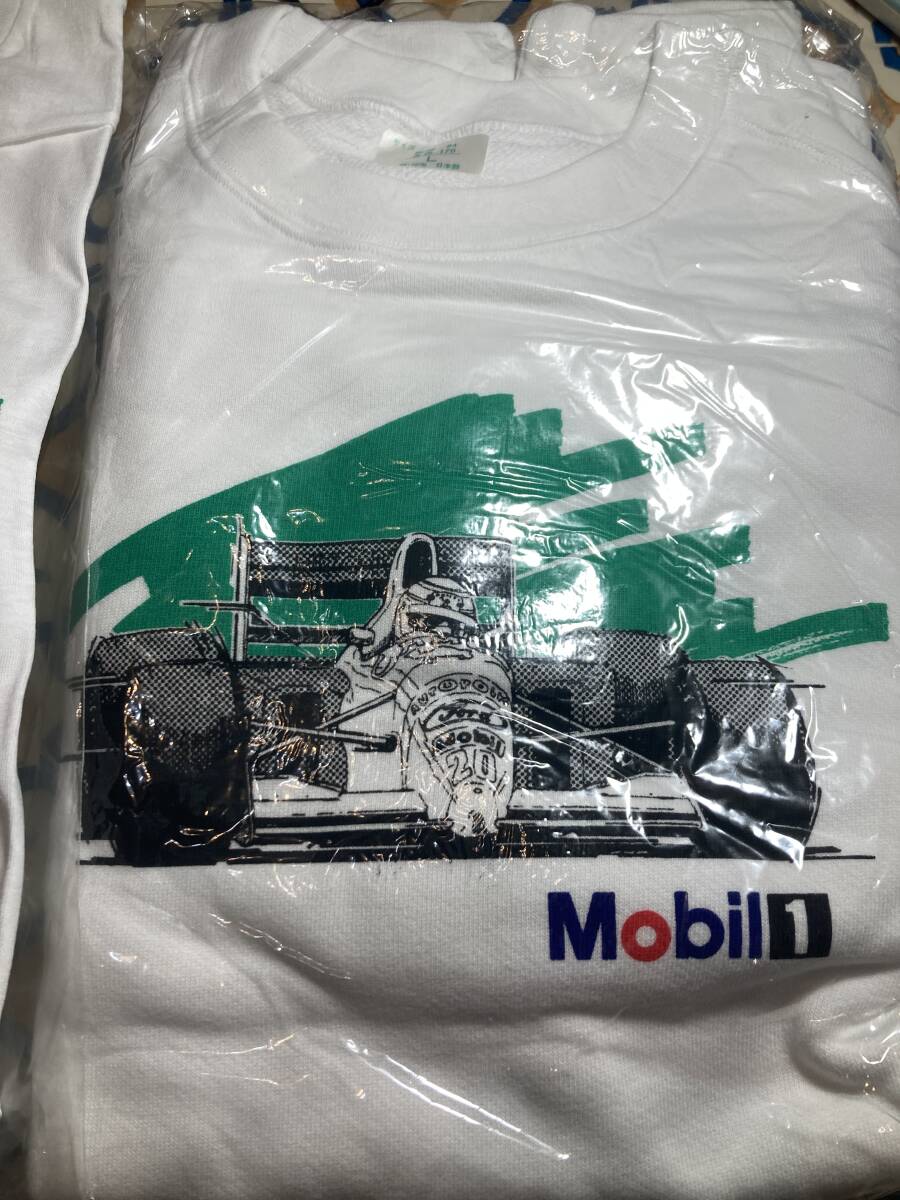 ★未使用保管品 Mobil1 半袖Tシャツ+長袖トレーナー Lサイズ 2点セットで！！ ★の画像3