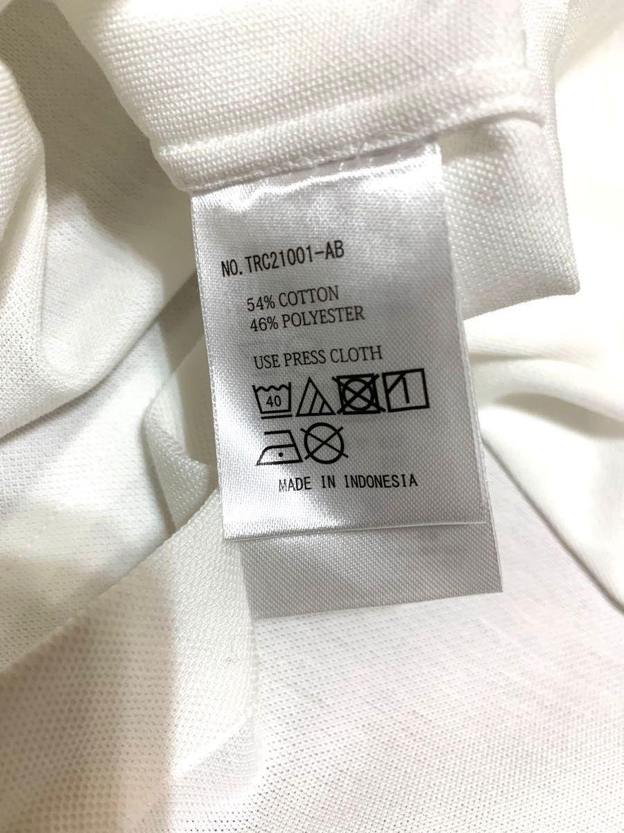 【新品】UNIVERSAL LANGUAGE  coolmax ボタンダウン 半袖シャツ ホワイト ワイシャツ