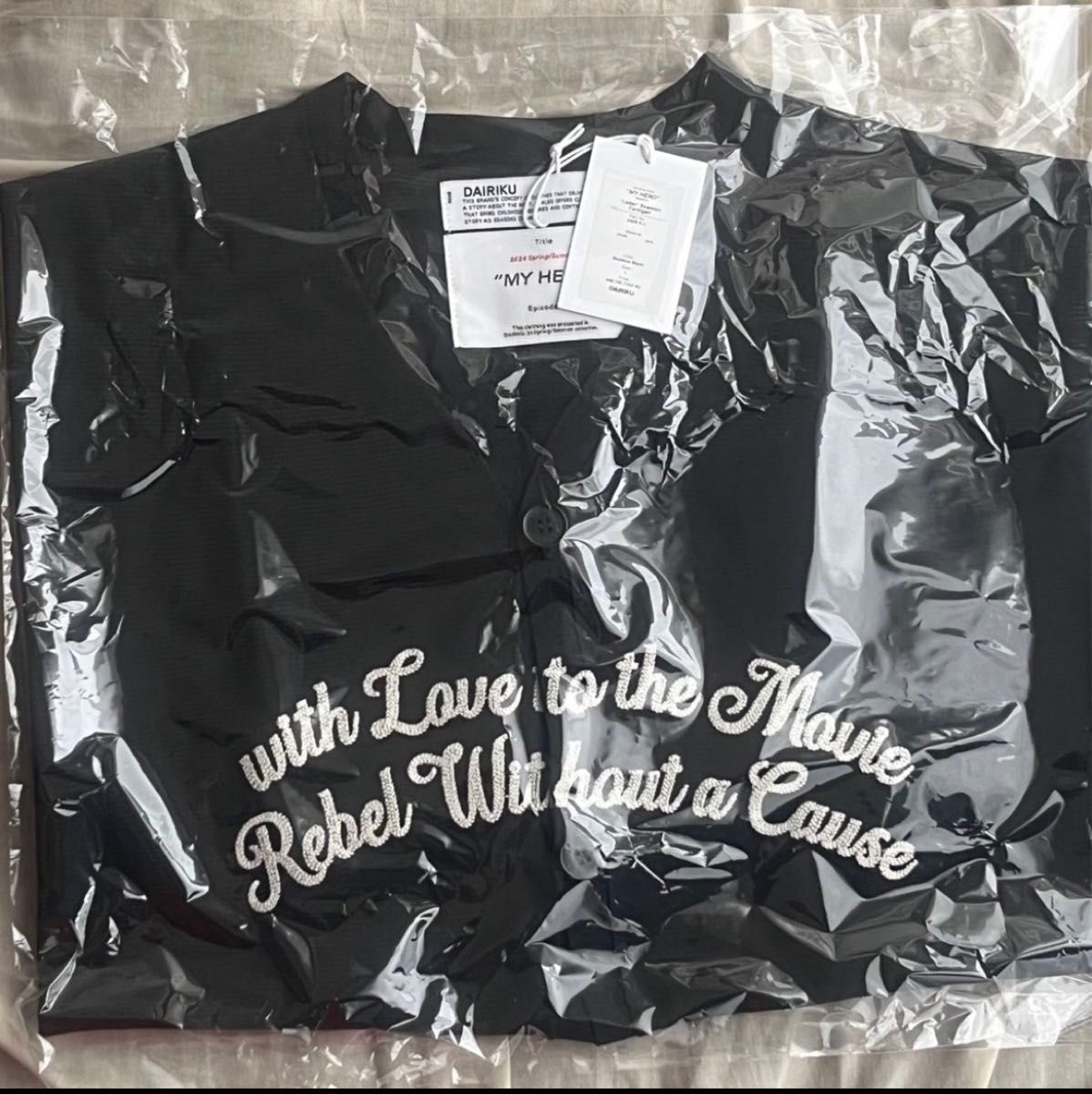 24SS DAIRIKU Letter Skeleton Cardigan (レタースケルトン 24SS DAIRIKU Letter Skeleton Cardigan (レタースケルトン