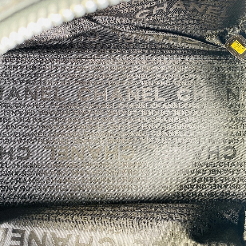 CHANEL シャネル ココマーク ラムスキン ハンドバッグ ブラウン A-2451_画像7