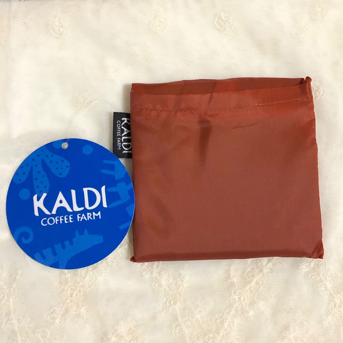 ★新品、未開封★KALDI カルディ　非売品　いきものがたり　エコバッグ　グレー＆ブルー　2色セット　ノベルティ　レジ袋型バッグ