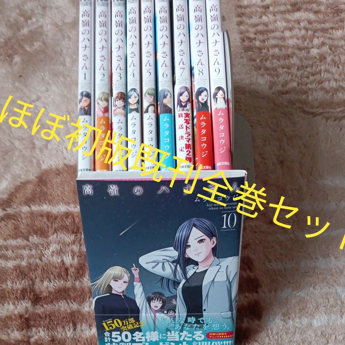 ほぼ初版　既刊全巻セット　10巻セット　高嶺のハナさん　 （ニチブンコミックス） ムラタコウジ