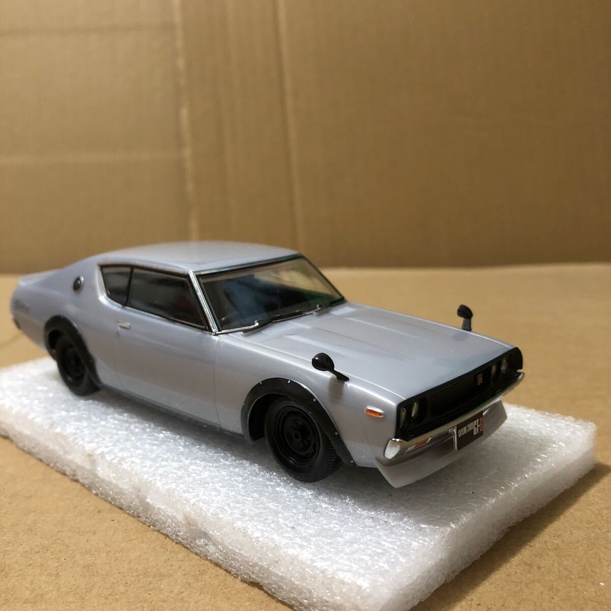 1/32 comfort pra Nissan C110 Skyline GT-R silver finished slot car bump ro pra Fit PLAFIT 1/32 A132-N.!