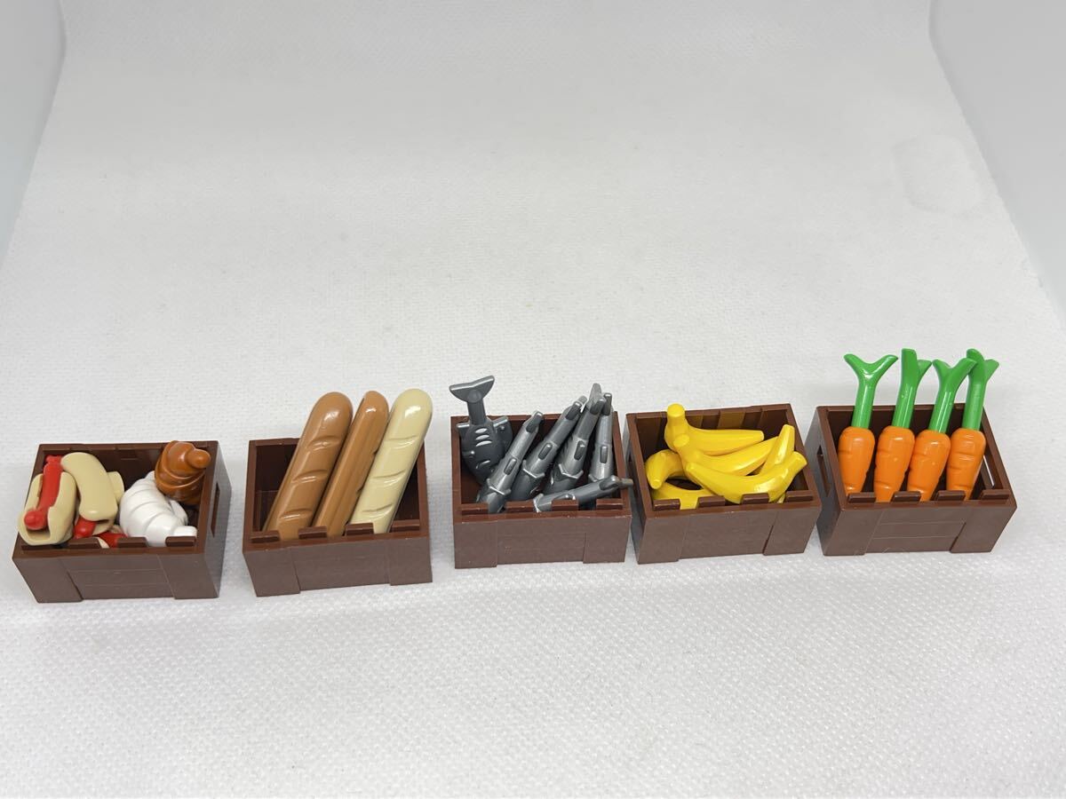 レゴ LEGO 食べ物　箱　パン　にんじん_画像1