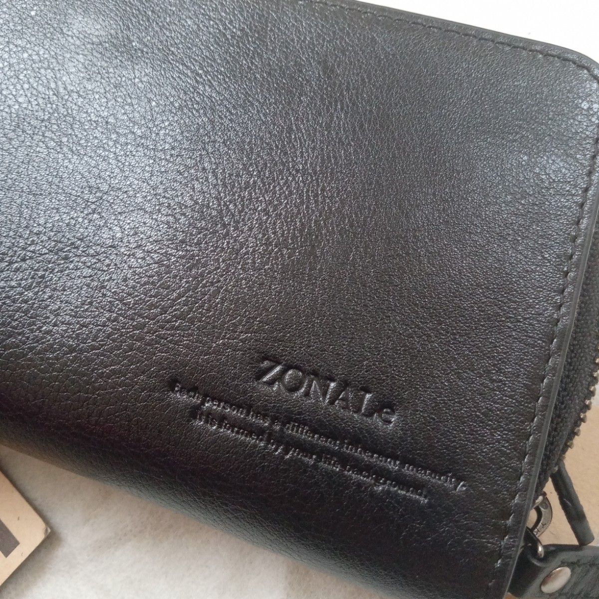 新品 多機能長財布 ZONALe ゾナール 紳士 革長財布  定価16500円